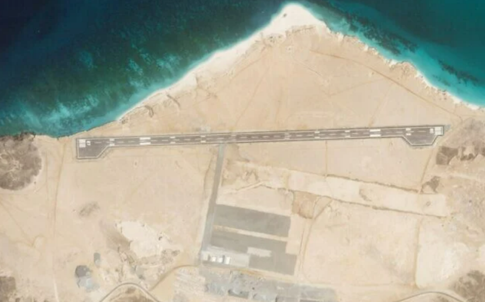 Mysterious airstrip in Bab el-Mandeb Strait off Yemen appears ready, satelitte images show