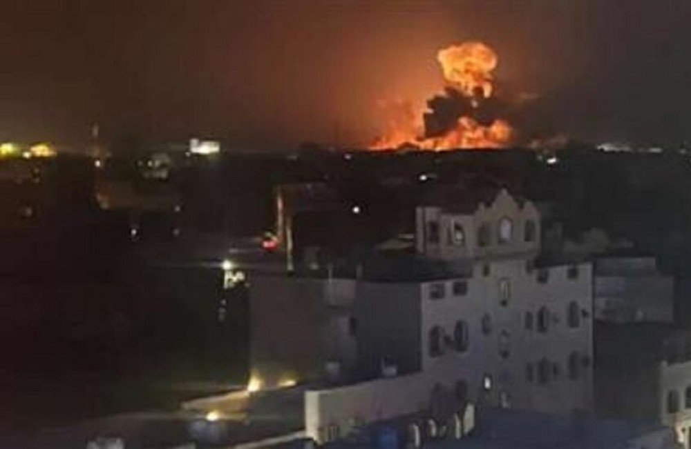 Yemen: Houthi Reports of 22 US Airstrikes in Sana'a