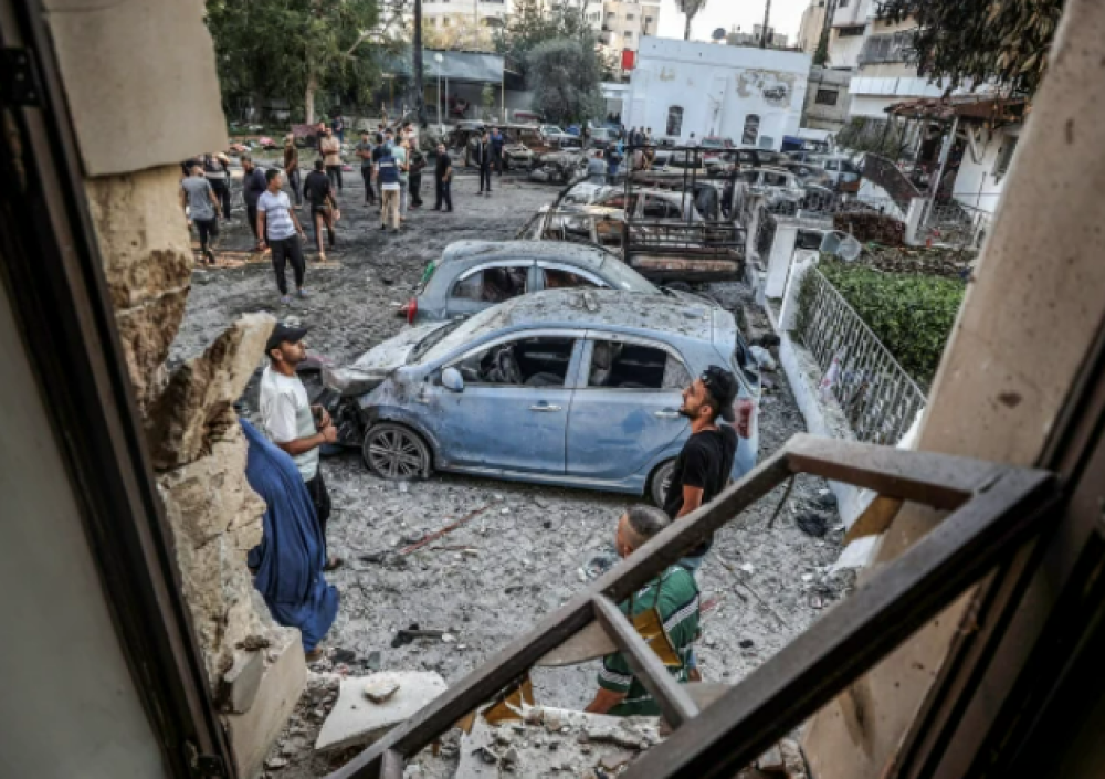 UAE field hospital in Gaza hit by bomb shrapnel