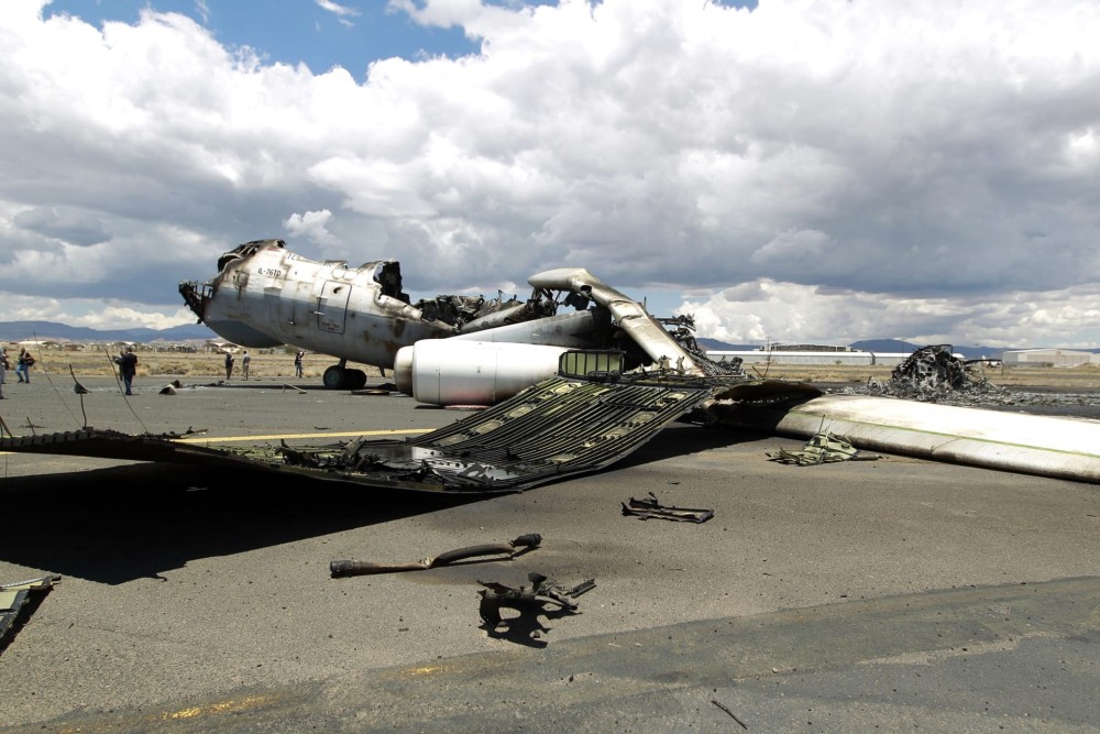 Yemen : $500 mln in damages at Sana'a airport as a result of Israeli bombing