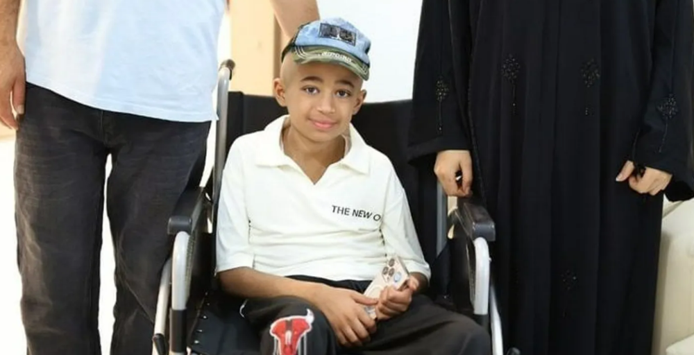 Gaza boy recovers after life-saving bone marrow transplant in UAE