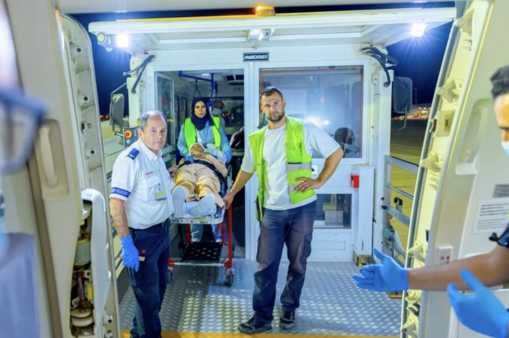 UAE Evacuates 188 Patients and Their Companions from Gaza Strip