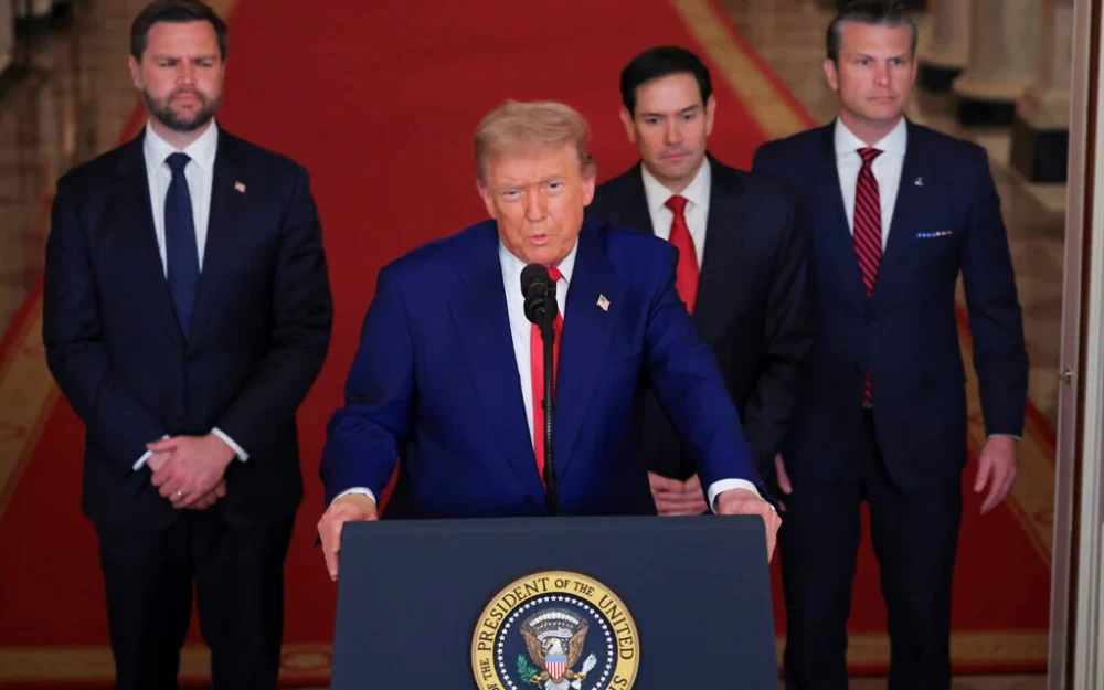 Trump announces that US has completed ‘successful’ attack on three Iran nuke sites