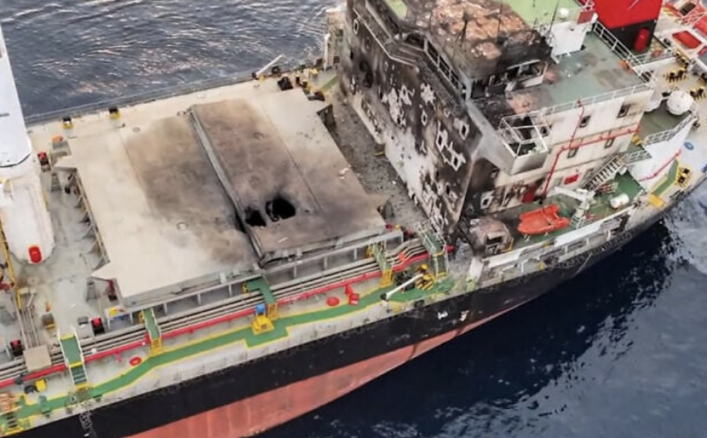 Search ends for those missing since Yemen’s Houthis sank ship in Red Sea last week