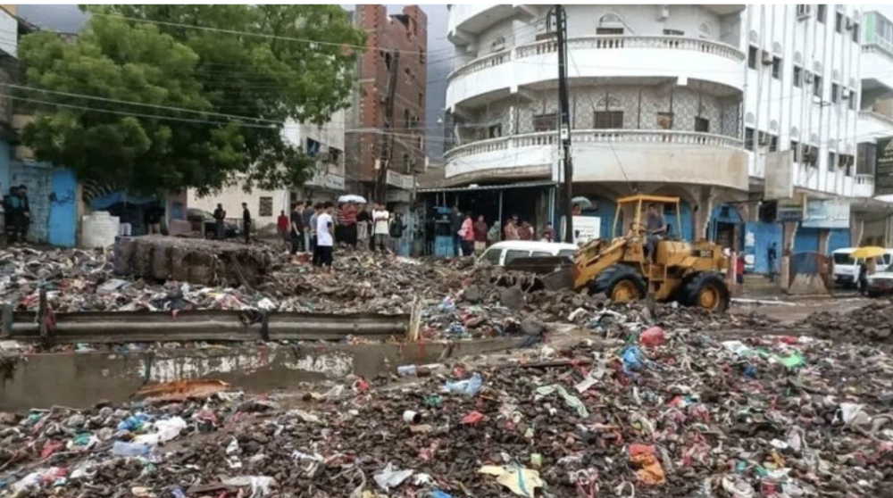 A wave of torrential floods sweeps through Yemen's Aden, with rain expected to resume on Thursday