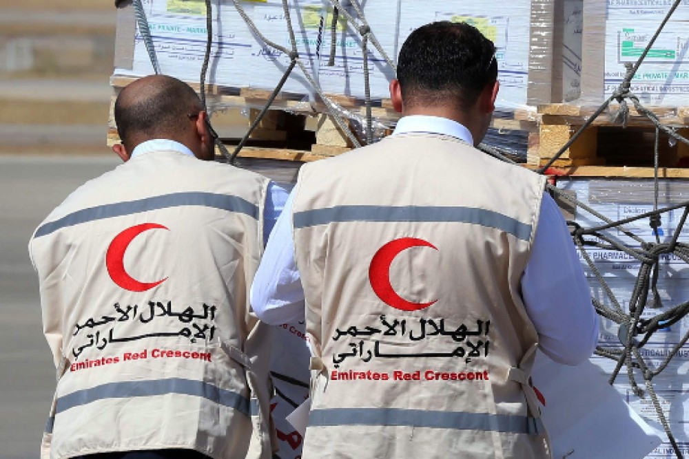 Emirates Red Crescent Launches New School in Hadramout , Distributes School Kits in Hodeidah and Taiz