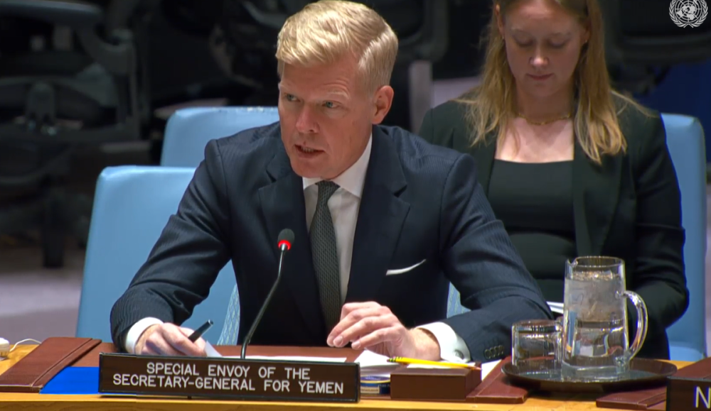 UN Envoy Briefs Security Council on Yemen Crisis, Urges De-escalation and Renewed Peace Efforts