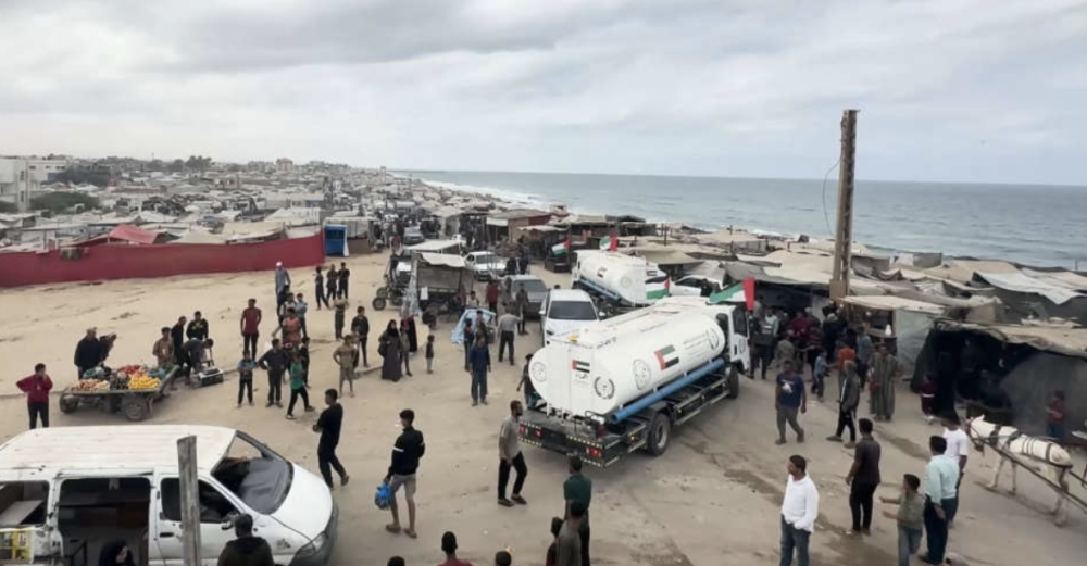 UAE's 'Operation Chivalrous Knight 3' delivers 21 water tankers to Gaza