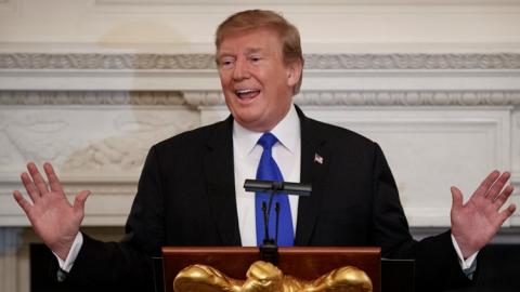 Trump calls on Saudi Arabia to allow food, other aid to reach Yemen