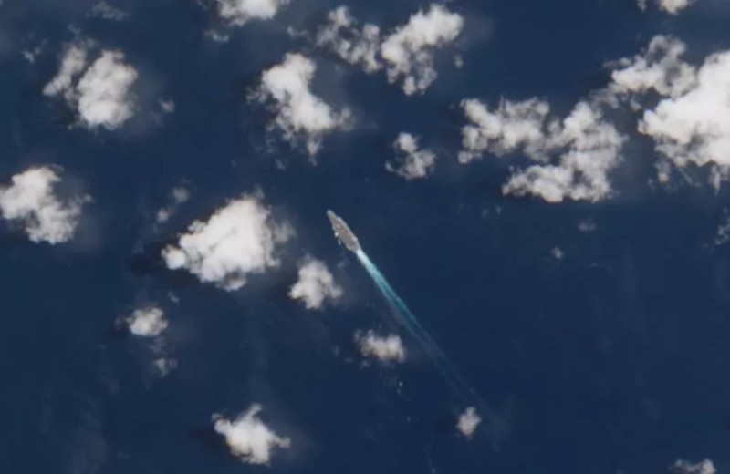 USS Carl Vinson En Route to Middle East, Satellite Images Reveal