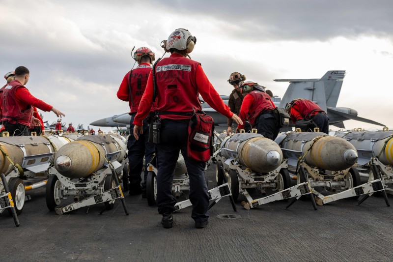 US Central Command Releases Images of Military Preparations Targeting Houthis in Yemen