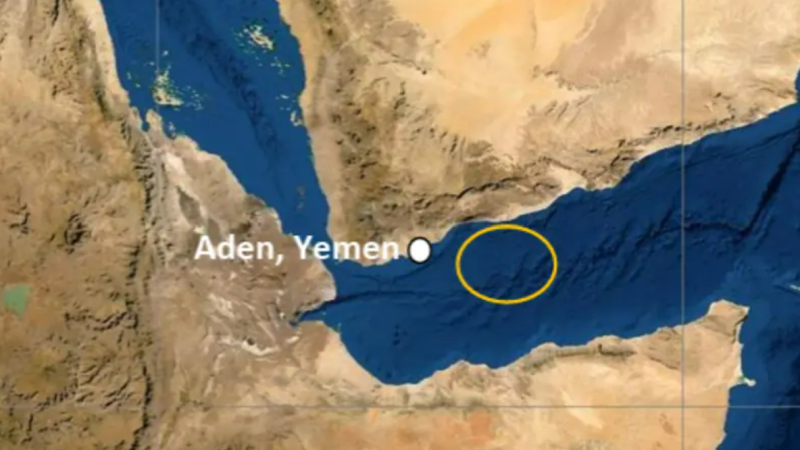 UK maritime agency reports incident east of Yemen’s Aden