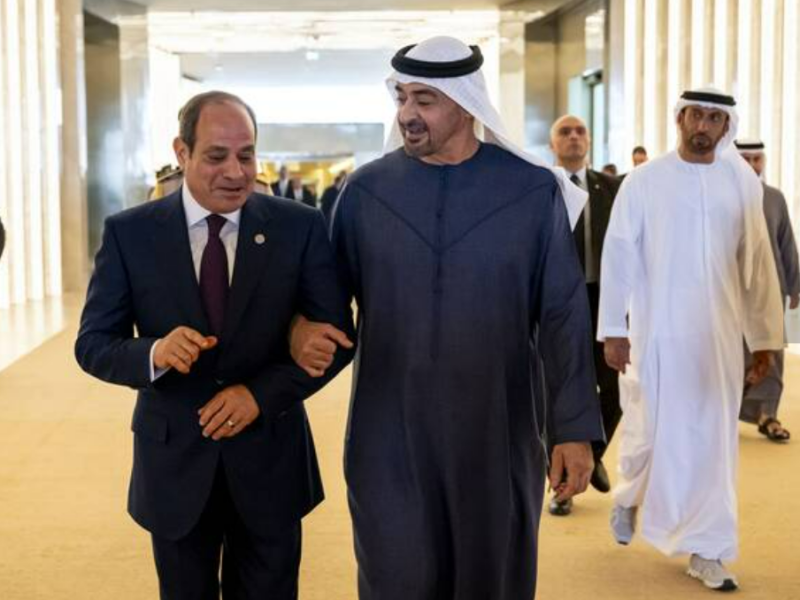 UAE president meets Egypt’s Sisi in Abu Dhabi
