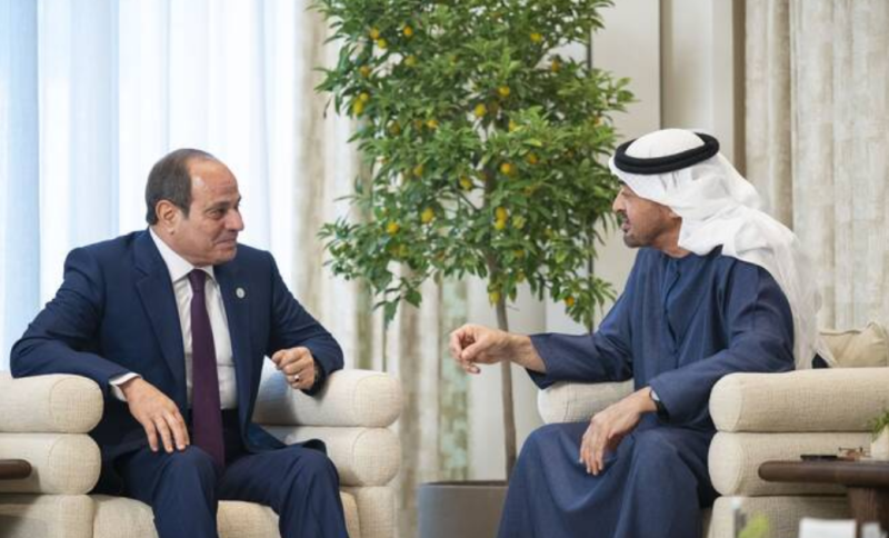 UAE, Egypt leaders renew call for Gaza ceasefire