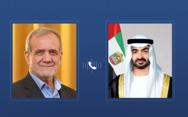 UAE President holds phone call with Iranian President