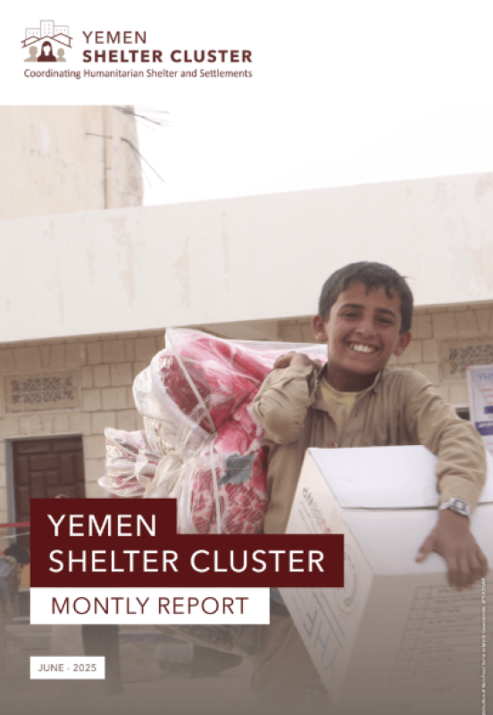 Yemen: Shelter Cluster Monthly Situation Report
