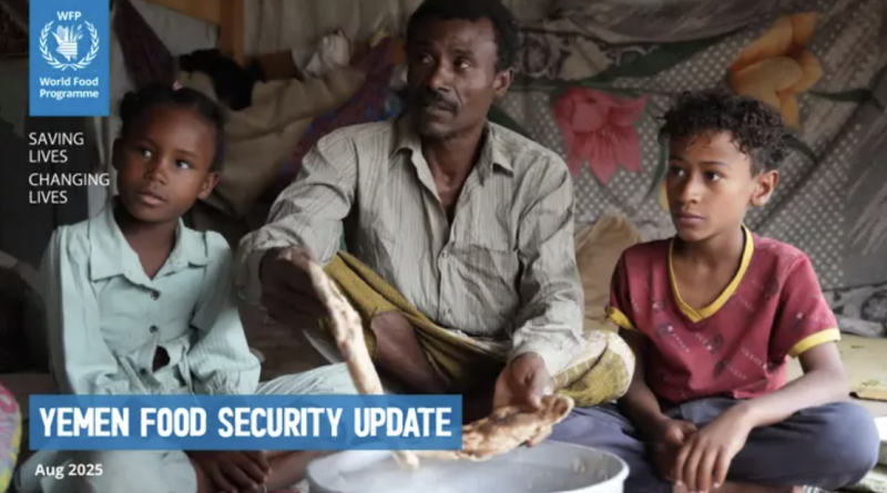 WFP Yemen Food Security Update, August 2025
