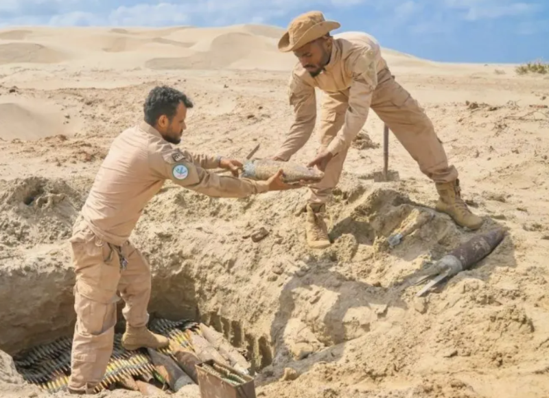 Yemen : Masam Project Clears 828 Mines in One Week