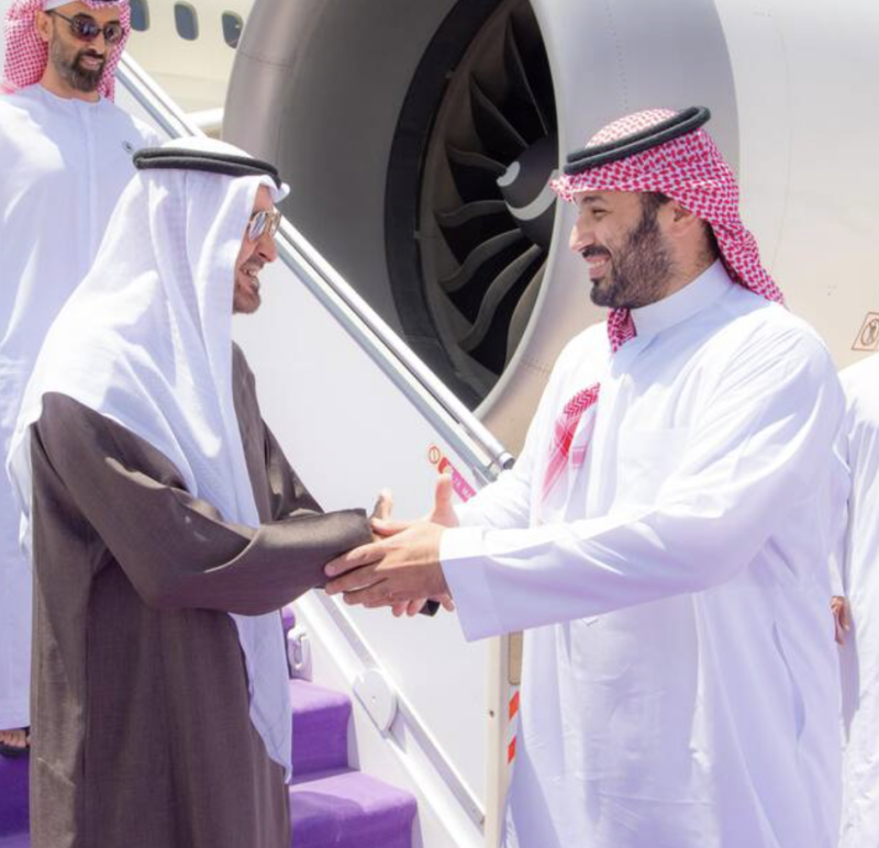 UAE President Sheikh Mohamed bin Zayed arrives in Riyadh