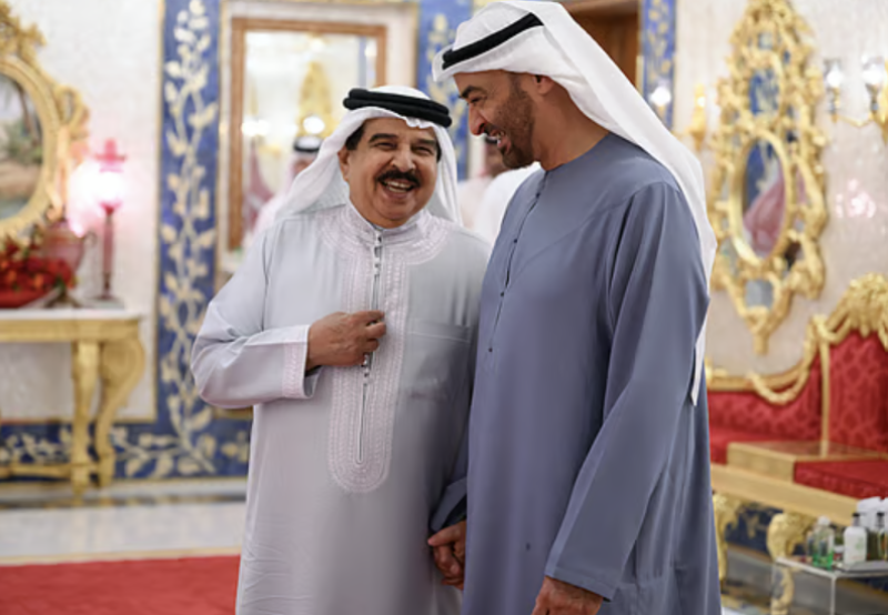UAE President visits Bahrain after meeting Qatar's Emir