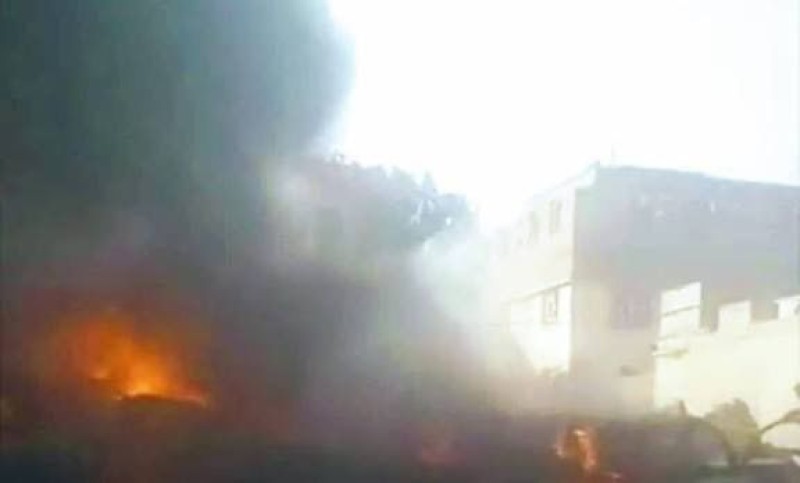 Fire Breaks Out in Madhbah District of Yemen’s Capital Sana’a